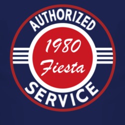 Authorized Service 1980 Fiesta Dark T Shirt