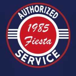 Authorized Service 1985 Fiesta Dark T Shirt