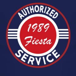 Authorized Service 1989 Fiesta Dark T Shirt