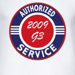 Authorized Service 2009 Pontiac G3 T Shirt