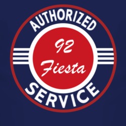 Authorized Service 1992 Fiesta Dark T Shirt