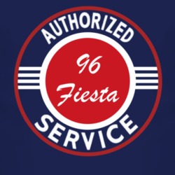 Authorized Service 1996 Fiesta Dark T Shirt