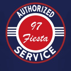 Authorized Service 1997 Fiesta Dark T Shirt