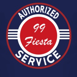 Authorized Service 1999 Fiesta Dark T Shirt