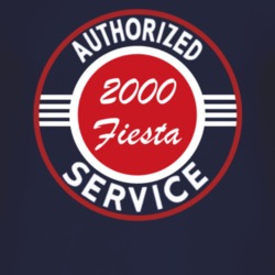 Authorized Service 2000 Fiesta Dark T Shirt