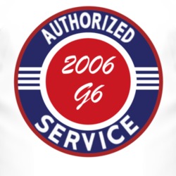 Authorized Service 2006 Pontiac G6 T Shirt
