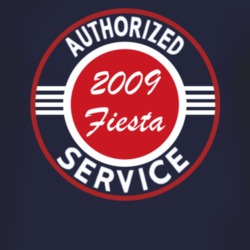 Authorized Service 2009 Fiesta Dark T Shirt