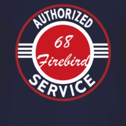 Authorized Service 1968 Pontiac Firebird Dark T Shirt