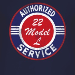 Authorized Service 1922 Lincoln Model L Distressed Look Dark T Shirt