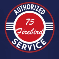 Authorized Service 1975 Pontiac Firebird Dark T Shirt