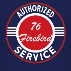 Authorized Service 1976 Pontiac Firebird Dark T Shirt