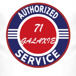Authorized Service 1971  GALAXIE T Shirt