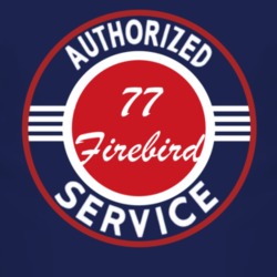 Authorized Service 1977 Pontiac Firebird Dark T Shirt