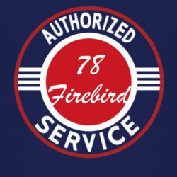 Authorized Service 1978 Pontiac Firebird Dark T Shirt