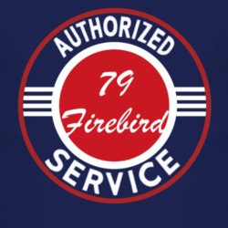 Authorized Service 1979 Pontiac Firebird Dark T Shirt
