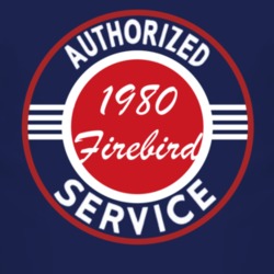 Authorized Service 1980 Pontiac Firebird Dark T Shirt