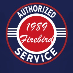 Authorized Service 1989 Pontiac Firebird Dark T Shirt