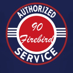 Authorized Service 1990 Pontiac Firebird Dark T Shirt