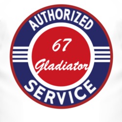 Authorized Service 1967 Jeep Gladiator T Shirt