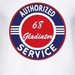 Authorized Service 1968 Jeep Gladiator T Shirt
