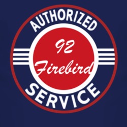 Authorized Service 1992 Pontiac Firebird Dark T Shirt