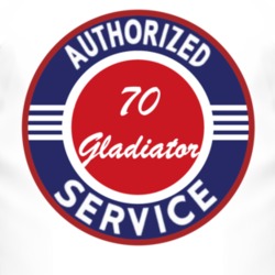 Authorized Service 1970 Jeep Gladiator T Shirt