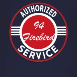Authorized Service 1994 Pontiac Firebird Dark T Shirt