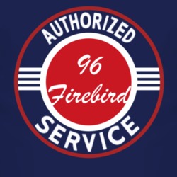Authorized Service 1996 Pontiac Firebird Dark T Shirt