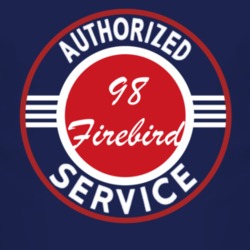 Authorized Service 1998 Pontiac Firebird Dark T Shirt