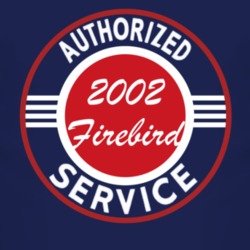 Authorized Service 2002 Pontiac Firebird Dark T Shirt