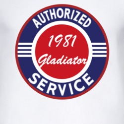Authorized Service 1981 Jeep Gladiator T Shirt