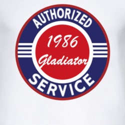 Authorized Service 1986 Jeep Gladiator T Shirt