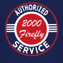 Authorized Service 2000 Pontiac Firefly Dark T Shirt