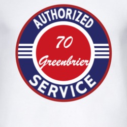 Authorized Service 1970 Chevy Greenbrier T Shirt