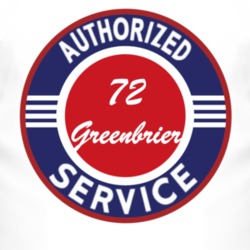 Authorized Service 1972 Chevy Greenbrier T Shirt