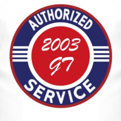 Authorized Service 2003 GT T Shirt