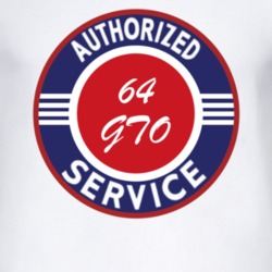 Authorized Service 1964 Pontiac GTO T Shirt