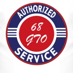 Authorized Service 1968 Pontiac GTO T Shirt