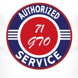Authorized Service 1971 Pontiac GTO T Shirt