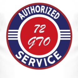 Authorized Service 1972 Pontiac GTO T Shirt