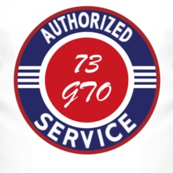 Authorized Service 1973 Pontiac GTO T Shirt