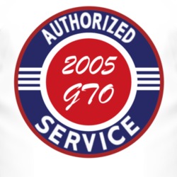 Authorized Service 2005 Pontiac GTO T Shirt