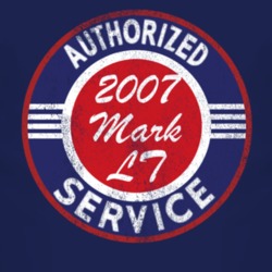 Authorized Service 2007 Lincoln Mark LT Distressed Look Dark T Shirt
