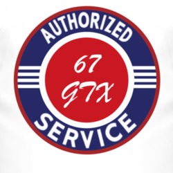 Authorized Service 1967 PLYMOUTH GTX T Shirt