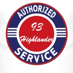 Authorized Service 1993 Chevy Highlander T Shirt
