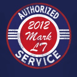 Authorized Service 2012 Lincoln Mark LT Distressed Look Dark T Shirt