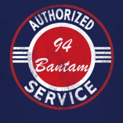Authorized Service 1994 Bantam Distressed Look Dark T Shirt