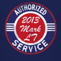 Authorized Service 2013 Lincoln Mark LT Distressed Look Dark T Shirt