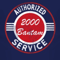 Authorized Service 2000 Bantam Distressed Look Dark T Shirt