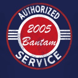 Authorized Service 2005 Bantam Distressed Look Dark T Shirt